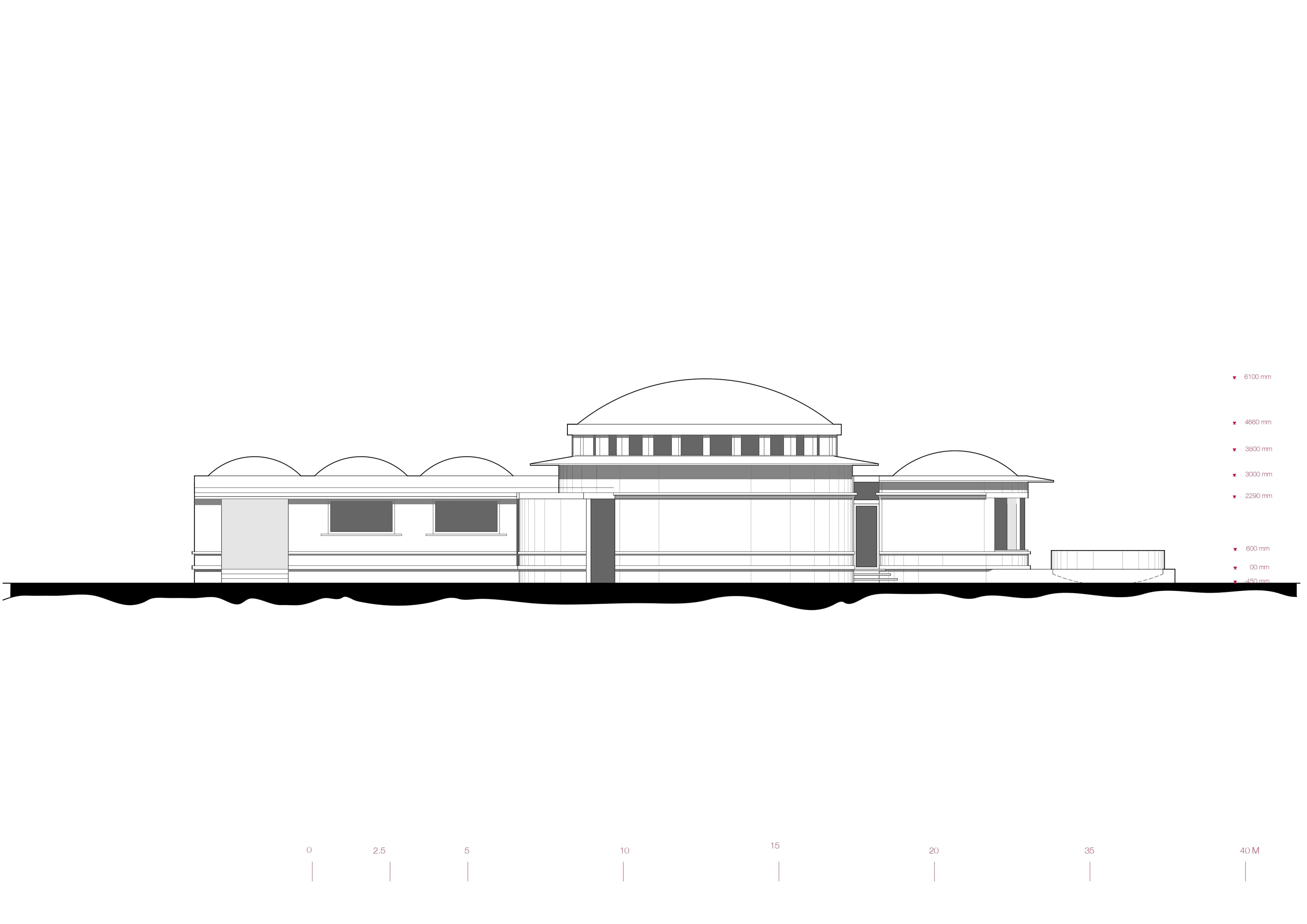 Buddhist Monastery - Drawing 01