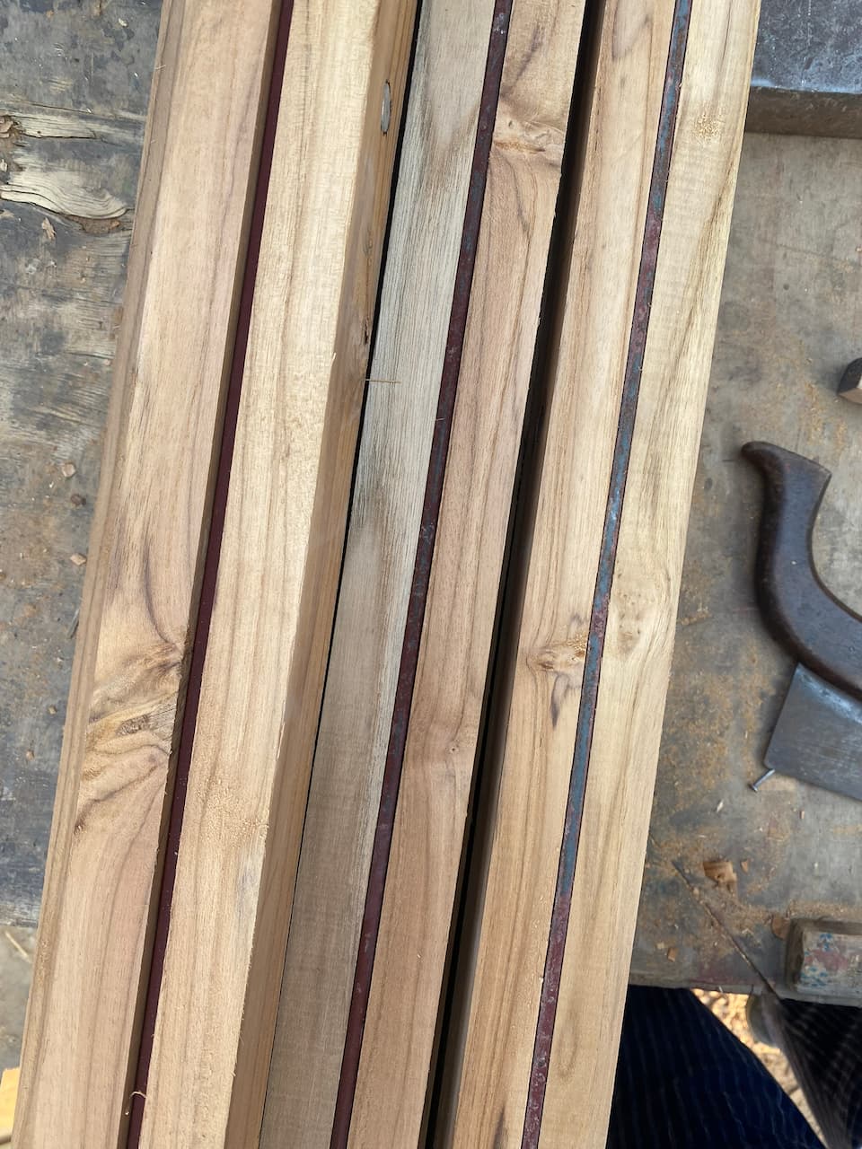 DBH - Flitch Beams, top down view